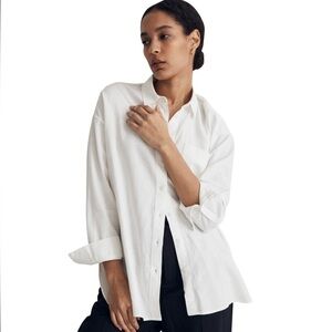Madewell The Linen-Blend Oversized Shirt
